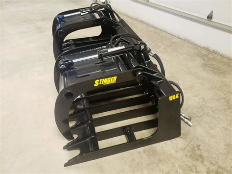 heavy duty skid steer grapple|best skid steer brush grapple.